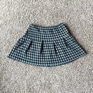 Vintage Y2K 2000s mcbling Xhilaration argyle blue micro mini skirt